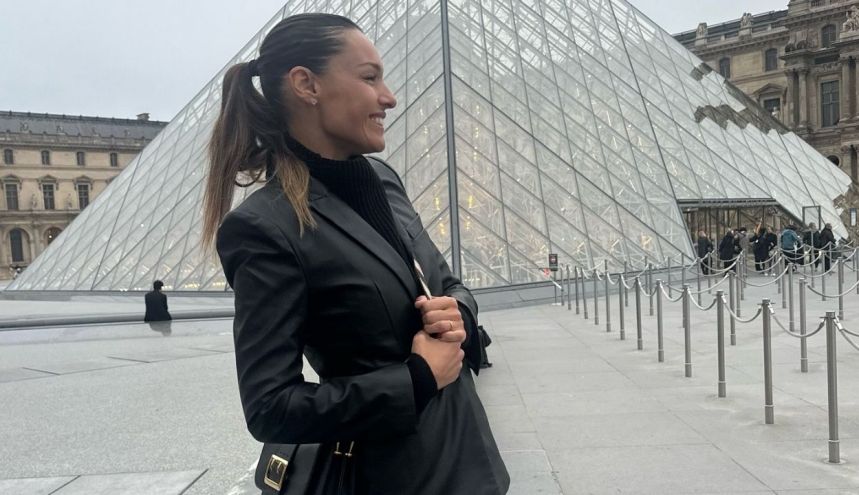 Pampita en Paris