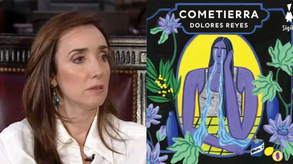 Victoria Villarruel y el libro "Cometierra", de Dolores Reyes 20241108