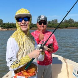 El agua siempre fue el plan ideal para Naza, a quién en la adolescencia decidieron que conozca las bondades de la pesca deportiva.