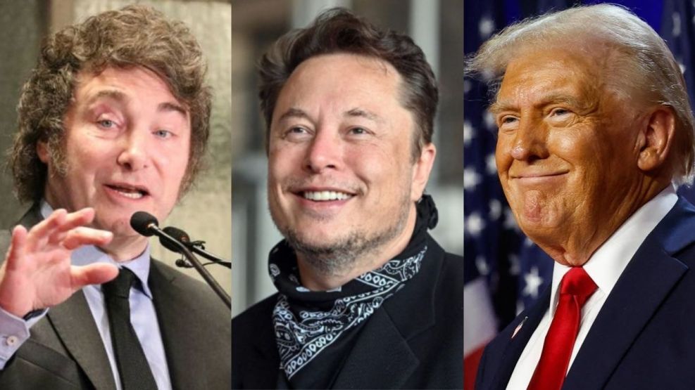 Milei, Musk y Trump