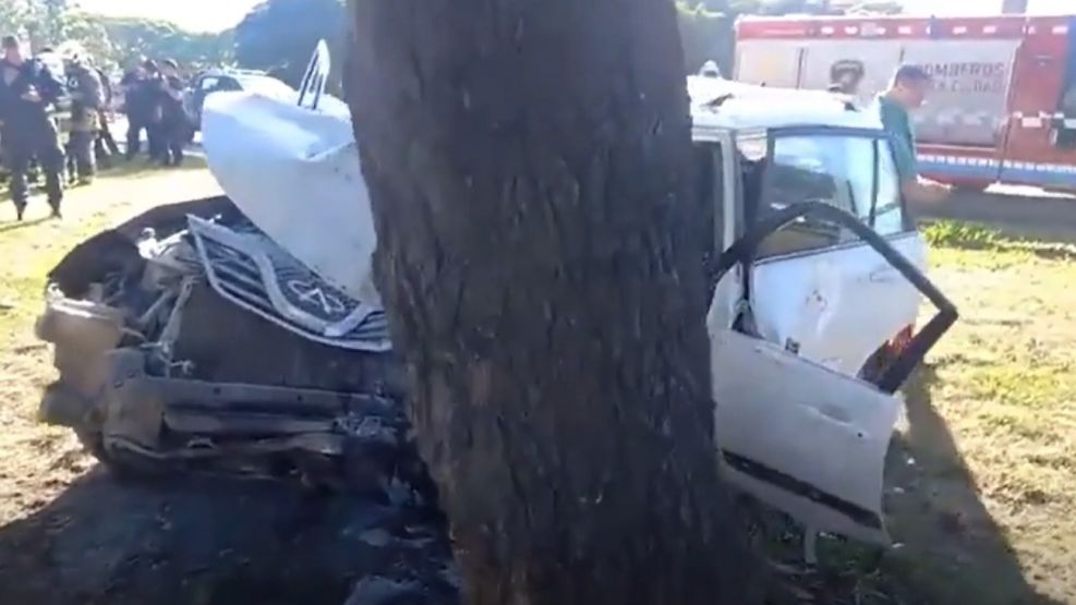 Choque en Autopista Dellepiane