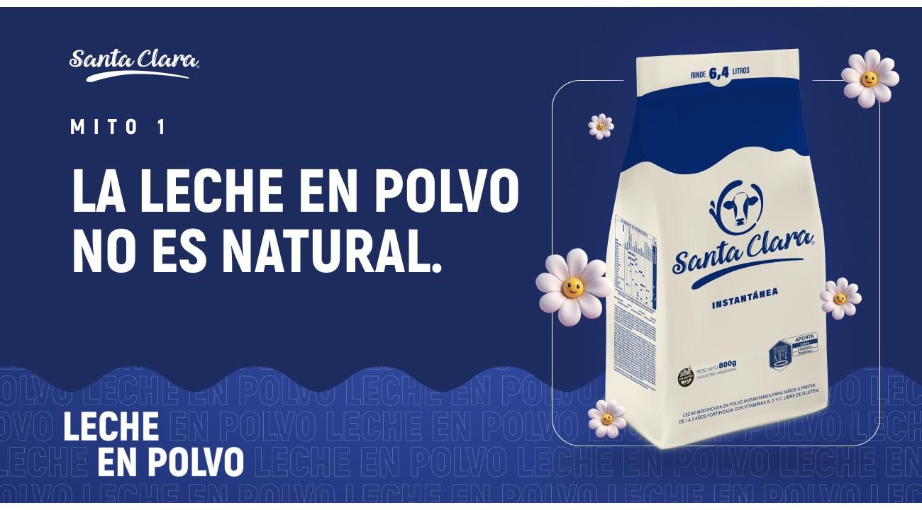 Leche en polvo: derribando mitos