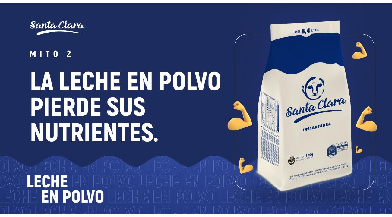 Leche en polvo: derribando mitos