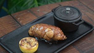 Plato de mollejas de Enero