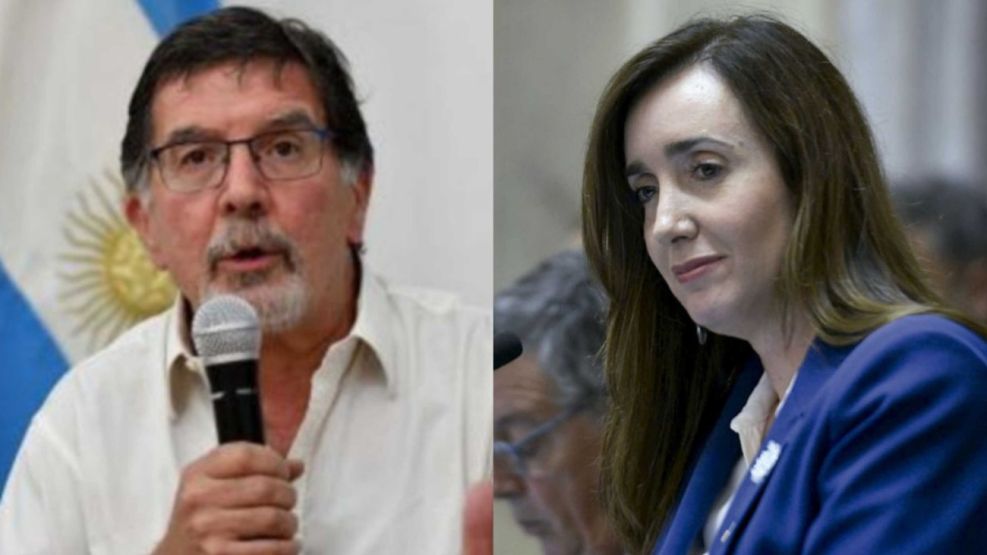 Alberto Sileoni y Victoria Villarruel 20241111