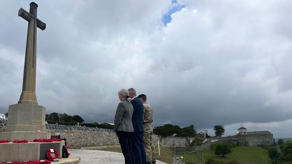 Luke Pollard en las Islas Malvinas