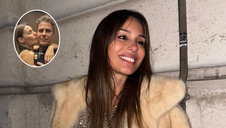 La romántica foto de Pampita dándole un beso a Martín Pepa en un ascensor