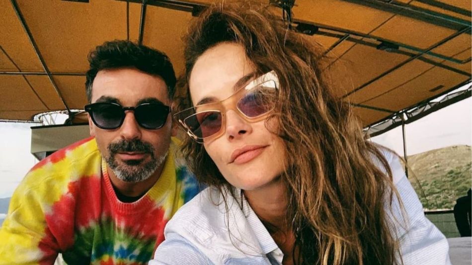 Pocho Lavezzi y Natalia Borges 