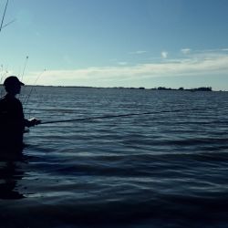 El wader es uno de los implementos más importantes en la pesca costera y el más representativo del vadeo. Nos mantiene secos y aislados del frío, ya que funcionan como pantalones impermeables que permiten ingresar a las aguas con total comodidad. 