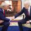 'Welcome back': Trump, Biden shake hands at White House
