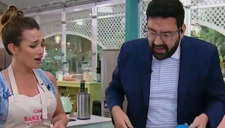 El terrible susto de Cami Homs en una de las pruebas de Bake Off Famosos: "Me estás dando miedo"