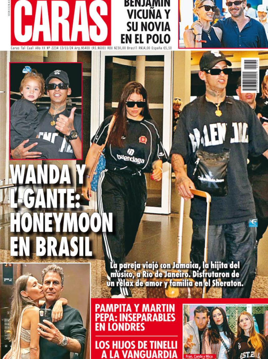 Wanda y L-Gante: honeymoon en Brasil 