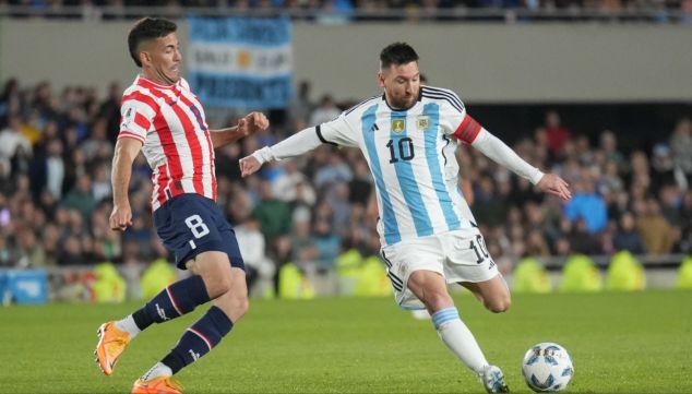 Lionel Messi Selección Argentina Paraguay