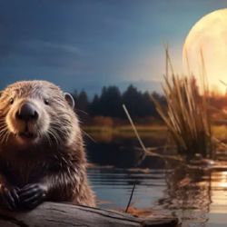 Es llamada Luna del Castor en referencia a esos animales.