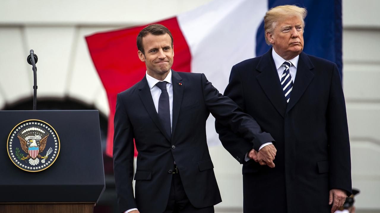 Macron y Trump | Foto:CEDOC