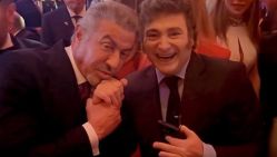 Milei y Stallone