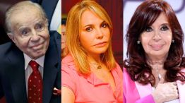 Carlos Menem, Zulema Yoma y Cristina Fernández de Kirchner.