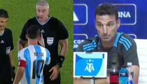 Messi y Scaloni