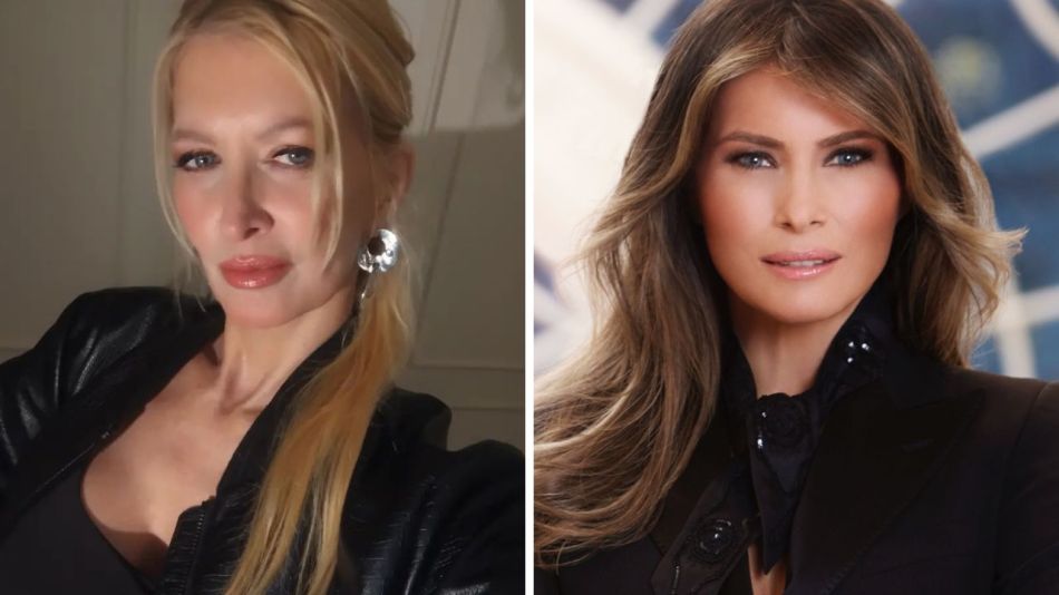 Yuyito González y Melania Trump 