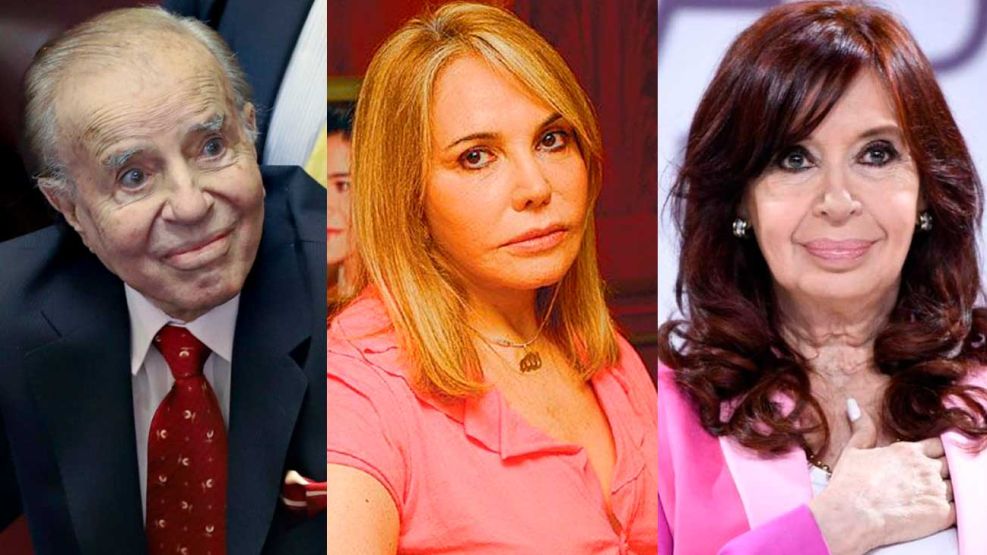 Carlos Menem, Zulema Yoma y Cristina Fernández de Kirchner.