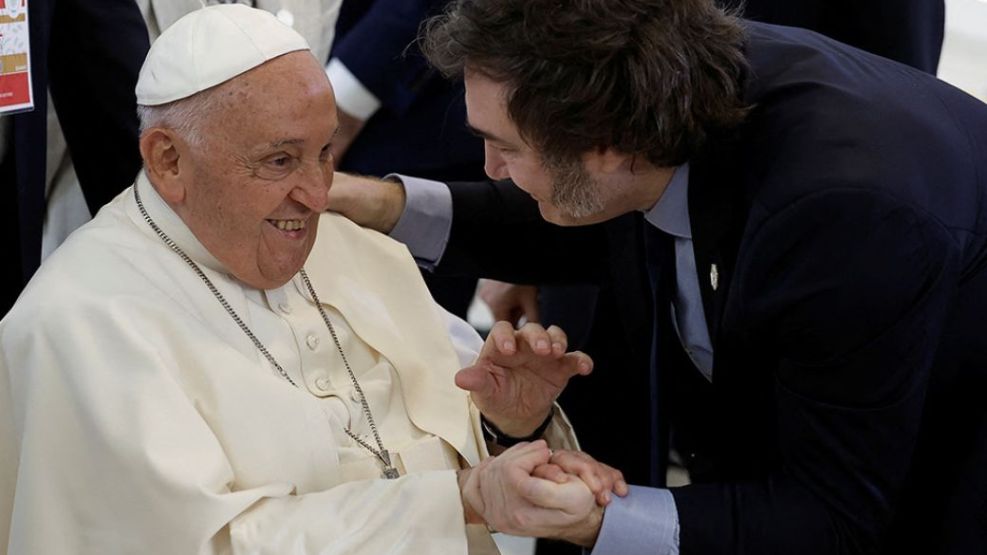 Tensión en la relación entre el Papa y Javier Milei.