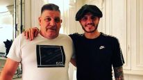 Mauro Icardi junto a su padre, Juan Carlos Icardi