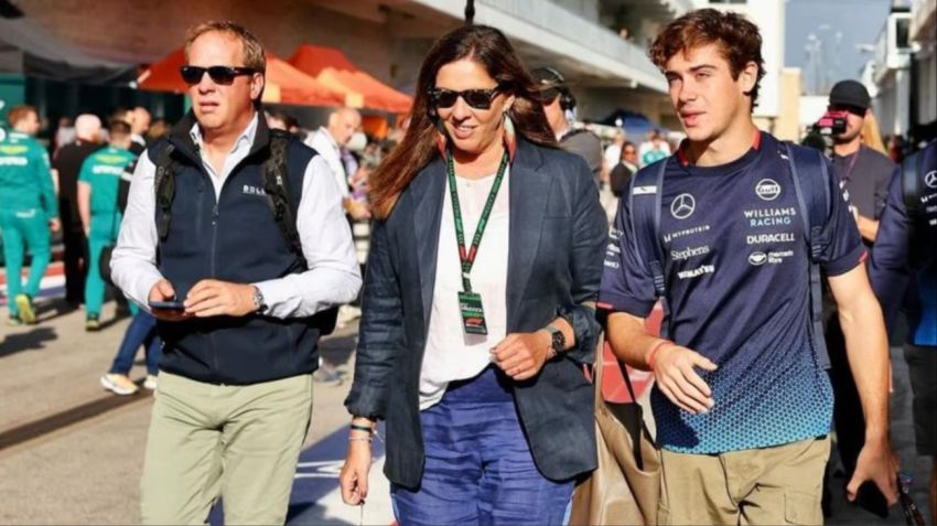 María Catarineu y Campbell-Walter, los encargados de manejar la carrera de Colapinto.