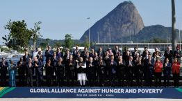 Líderes del G20 en la cumbre del G20 en Río de Janeiro