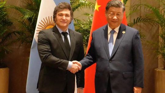 Javier Milei se reunió con Xi Jinping