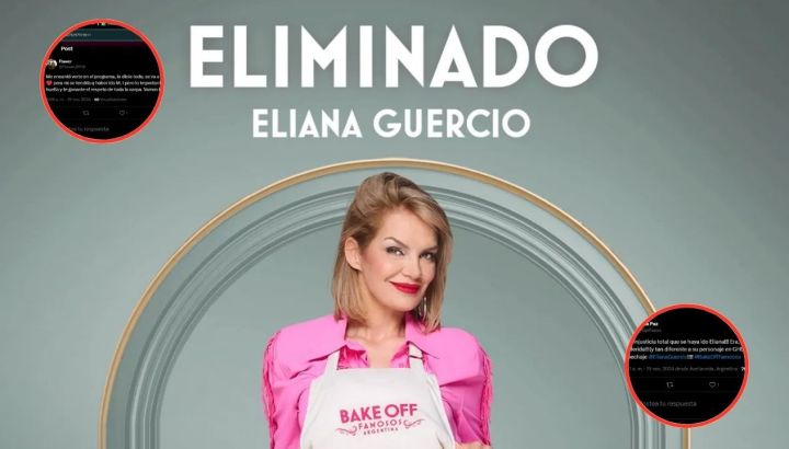 Eliana Guercio fue eliminada de Bake Off Famosos y causó indignación en la red: "Una injusticia total"