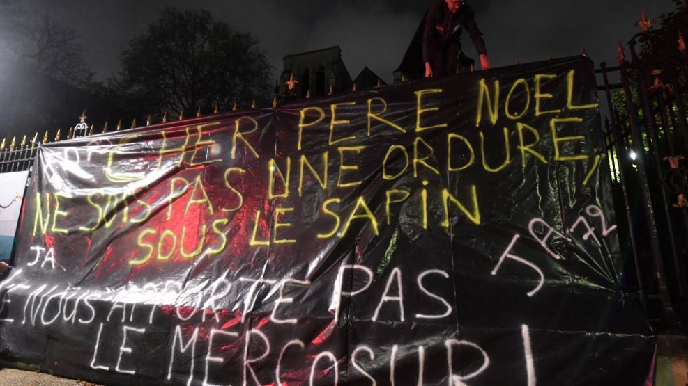 Agricultores franceses contra el acuerdo UE - Mercosur 20241118