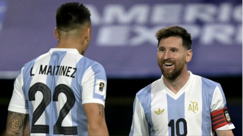 Leo y Lautaro, la combinación del triunfo argentino sobre Perú.