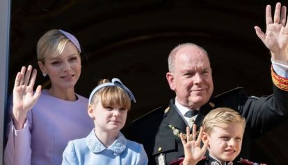 La pequeña princesa de Mónaco derramó elegancia en un acto público