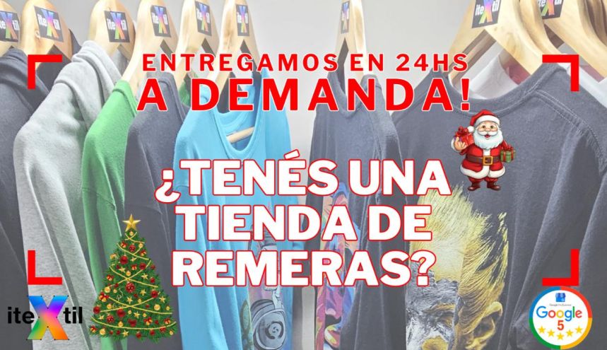 iTextil: Tu aliado para trabajos A DEMANDA esta Navidad