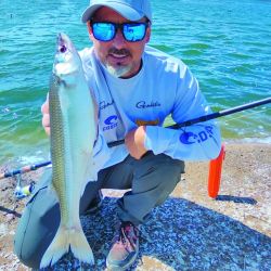 En este ámbito que sólo abre los fines de semana y feriados no está permitida la pesca embarcada, solamente la de costa. Las aguas son tan cristalinas que hay que moverse con cautela para no alertar a los peces de nuestra presencia.