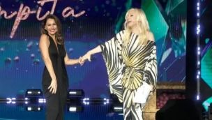 Carolina "Pampita" Ardohain y Susana Giménez