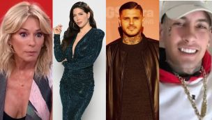 Yanina Latorre, Wanda Nara, Mauro Icardi y L-Gante