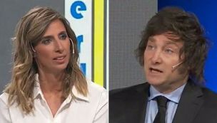 Luciana Geuna y Javier Milei