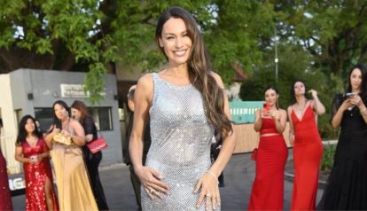 Pampita en la gala CARAS