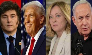 Milei, Trump, Meloni y Netanyahu 20241122