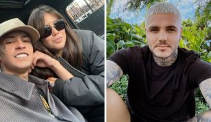 L-Gante, Wanda Nara y Mauro Icardi