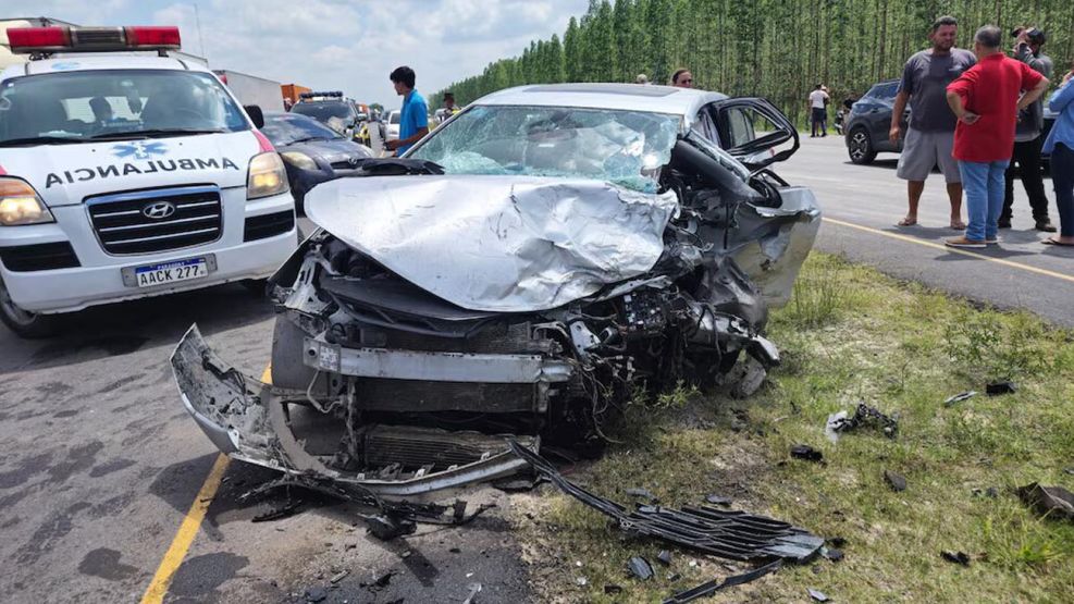 choque de autos en Paraguay