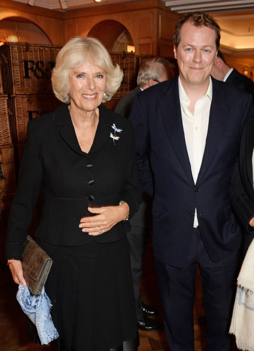 Camilla Parker Bowles y Tom Parker Bowles