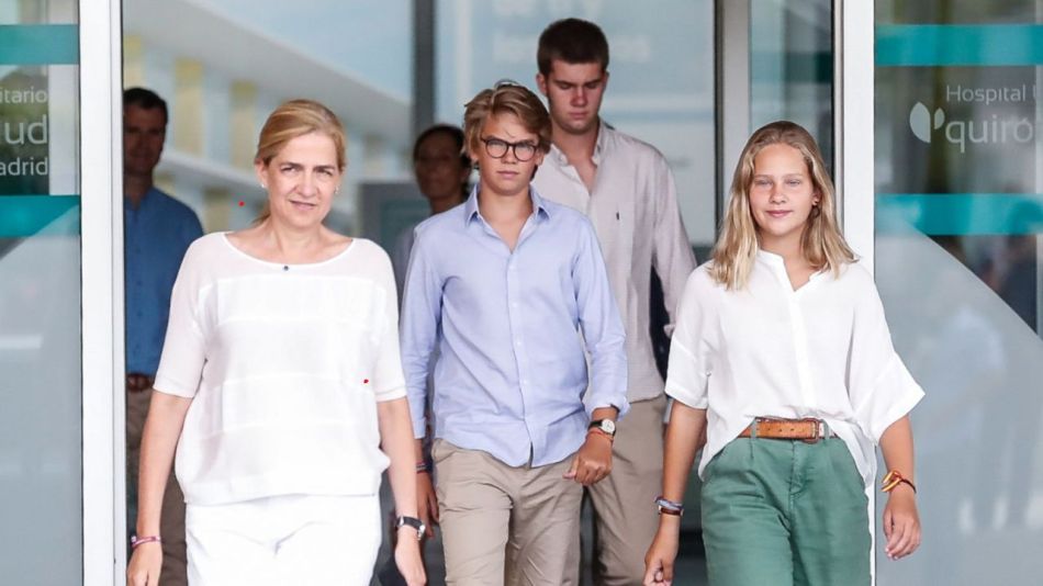 Infanta Cristina y sus hijos