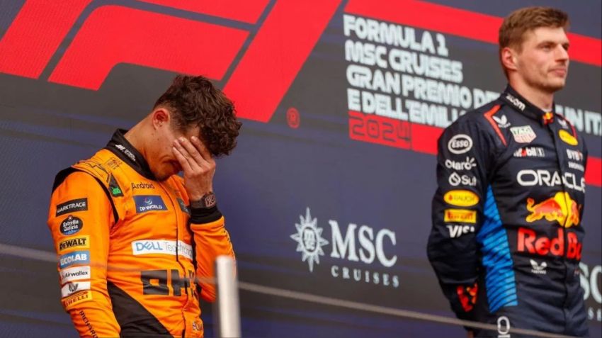 Peleó hasta el final: Norris incomodó a Verstappen hasta el cierre del año en la F1.