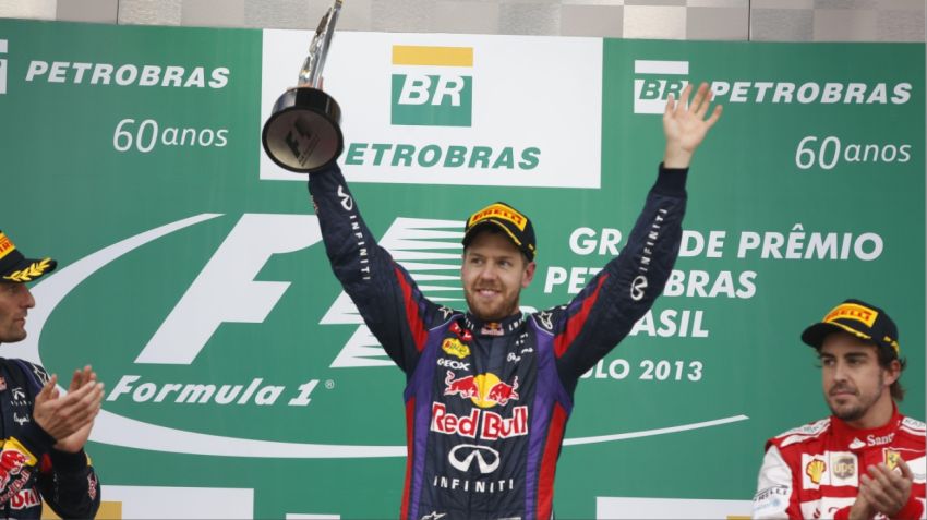 Vettel fue el primer piloto en llegar a cuatro títulos al hilo con Red Bull.