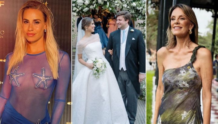 De Nequi Galotti a Julieta Puente, los mejores looks de la boda de Taína Laurino, la hija de Anamá Ferreira