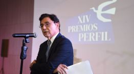 Jorge Fontevecchia en la entrega de los Premios Perfil