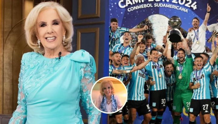 Mirtha Legrand felicitó a los jugadores de Racing tras ganar la Copa Sudamericana con un emotivo video: “Estoy orgullosa”