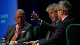 Juan Pazo, Daniel Funes de Rioja y Martín Rappallini en la 30° Conferencia Industrial.